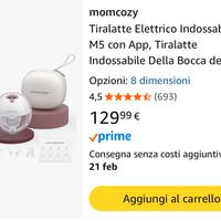 Tiralatte elettrico Momcozy M5