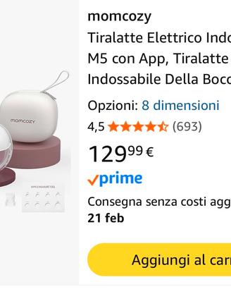 Tiralatte elettrico Momcozy M5