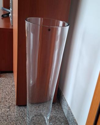 Vaso cilindrico in vetro 