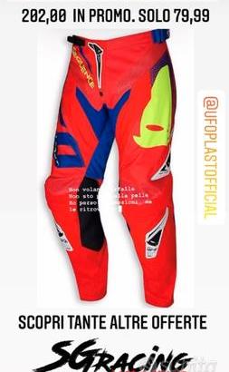 Pantaloni cross enduro ufoplast