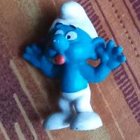 Puffo beffardo linguaccia "I Puffi" orig. anni '80