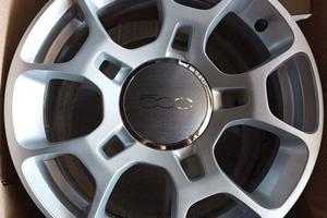 Cerchi in lega 16" originali FIAT 500 con gomme