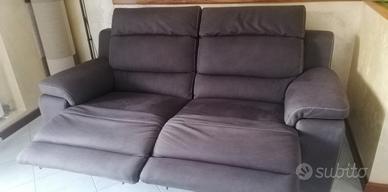 Divano 3 posti con 2 relax elettrici