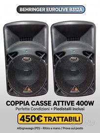 coppia casse attive Behringer EUROLIVE B312A 
