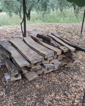 Tavole di ulivo stagionate