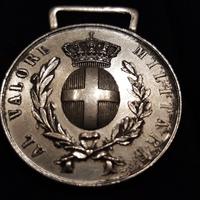 Medaglia Valor Militare Argento II modello Johnson