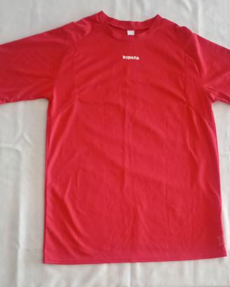 Completo Calcio Kipsta Rosso Maglia M Shorts S
