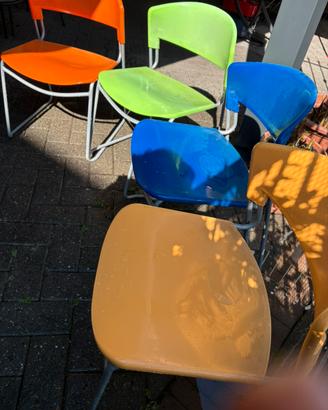 Sedie ergonomiche in buono stato usate all’esterno