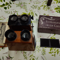 Lotto visiti stereoscopici antichi