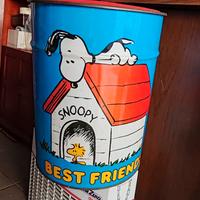 Snoopy bidone  porta giocattoli 