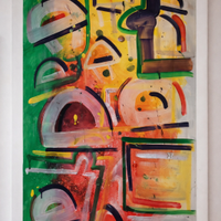 quadro opera arte colori vivaci