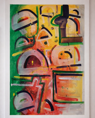 quadro opera arte colori vivaci