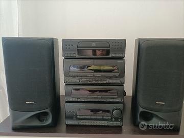 impianto stereo Kenwood anni 90 