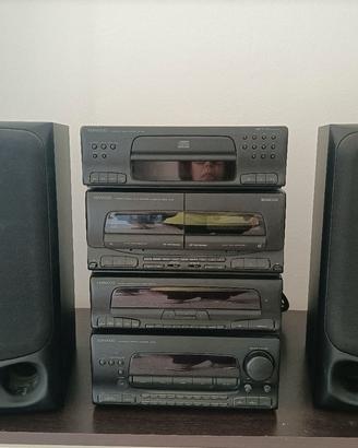 impianto stereo Kenwood anni 90 
