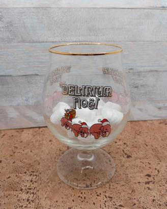 Coppia bicchieri birra Delirium Noel da cl 33