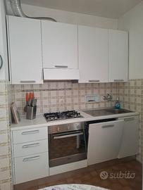 Parete attrezzata zona cottura