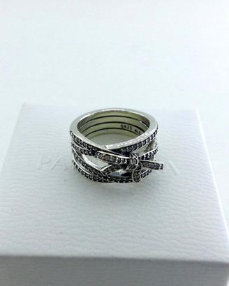 Pandora Anello Fiocco e nastro scintillanti (56)
