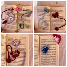 Segnalibro 100% personalizzabile all’uncinetto