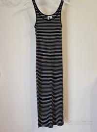 Vestito Tubino Midi H&M Divided a Righe 
