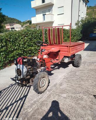 motozappa con carrello