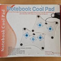 Sistema raffreddamento USB a 3 ventole x portatile