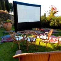 Cinema Gonfiabile da Esterno con Attrezzatura