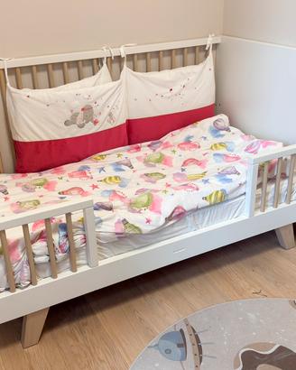 Lettino Kidsmill evolutivo + Aerosleep 140x70