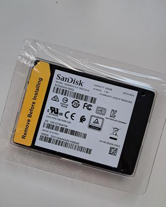 SanDisk Ultra 3D SSD 250GB  nuovo