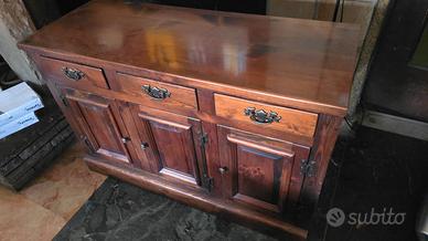 Cassettiera in legno massello