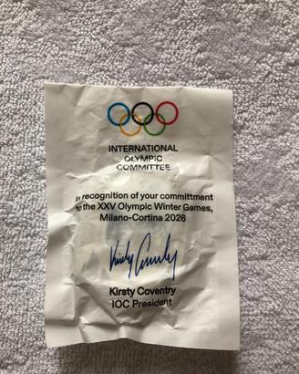 Pin Rara MILANO CORTINA 2026 – "Thank You" Kirsty