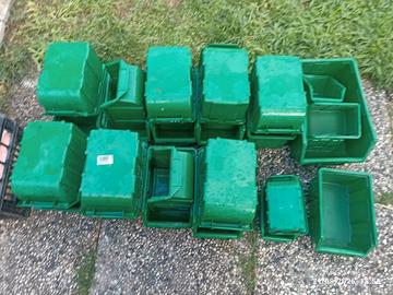 cassettine in plastica portaminuteria
