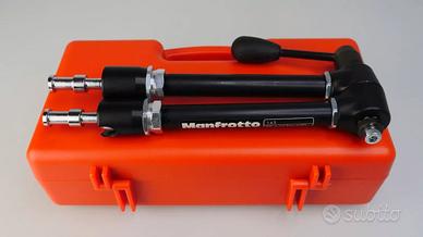 Manfrotto MAGIC ARM 143 + valigetta CASE Arancione