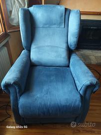 poltrona relax con alzapersona 