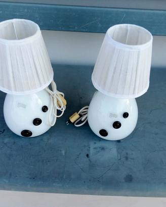 coppia lampade da comodino 