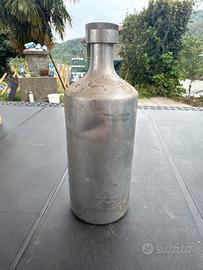 Borraccia vintage in alluminio stile militare