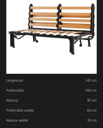 Divano letto matrimoniale IKEA