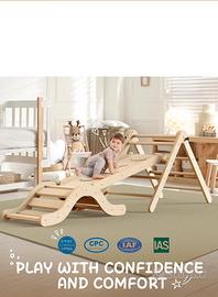 Puecrof gioco 7 in 1 , scivolo montessori