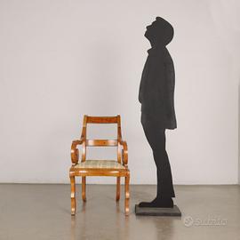 Poltrona Luigi Filippo in Ciliegio Metà XIX Secolo