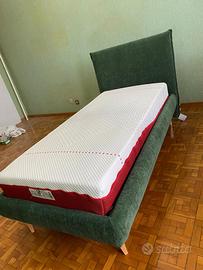 Letto singolo Dorelan nuovo completo di materasso