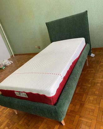 Letto singolo Dorelan nuovo completo di materasso