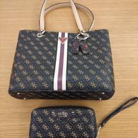 Borsa Noelle e portafoglio coordinato Guess