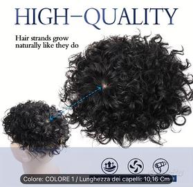 Protesi capillare lace ricci mossi, mai utilizzati