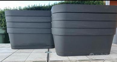 Vasi da balcone Bama b.smart XL -grigio antracite