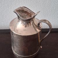 Caraffa termica placcata argento, vintage, anni 60