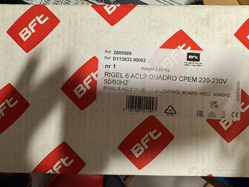 Centralina cancello BFT