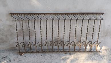ringhiera antica ferro battuto 1700