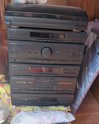 Kenwood stereo cd disco giradischi