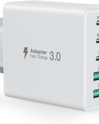 *Nuovissimo. Caricatore USB C 50W con 5 uscite 