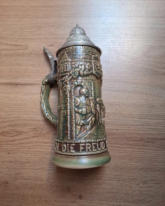 Boccale birra vintage origine tedesco ORIGINALE