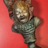 Statuina antica in terracotta meta 800